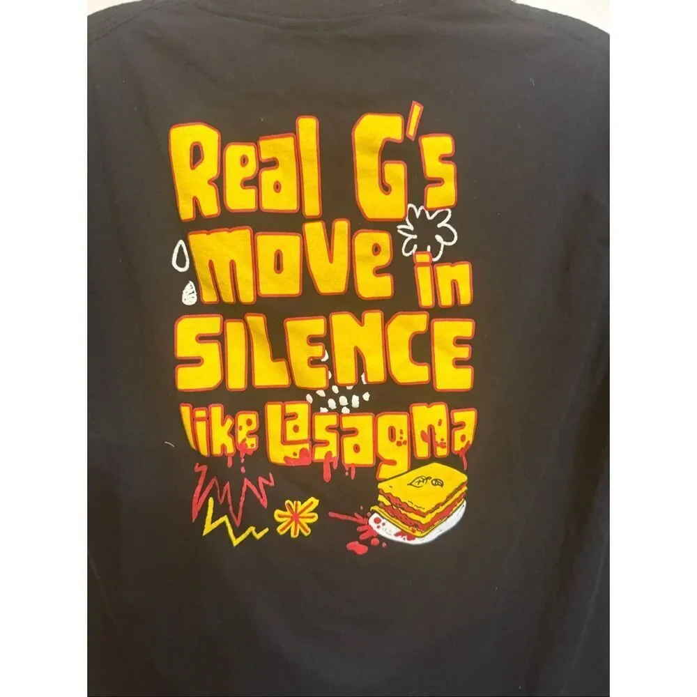 Reason Lil Wayne Youth Real G's Graphic Short Sleeve T-Shirt Black Size 18